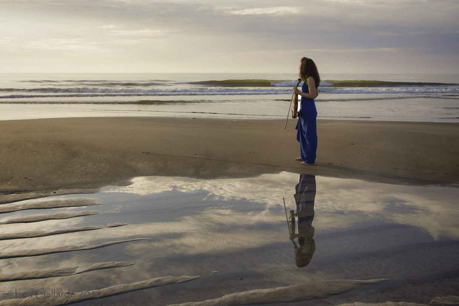 contemplating reflection